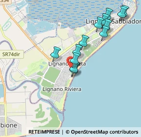 Mappa Raggio dei Canestrei, 33054 Lignano Sabbiadoro UD, Italia (1.87769)