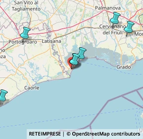 Mappa Raggio dei Canestrei, 33054 Lignano Sabbiadoro UD, Italia (28.62154)