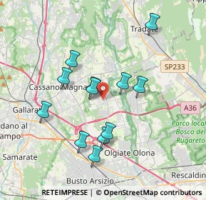 Mappa Via Galilei Galileo, 21054 Fagnano Olona VA, Italia (3.33083)