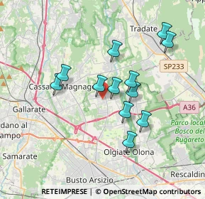 Mappa Via Galilei Galileo, 21054 Fagnano Olona VA, Italia (3.115)