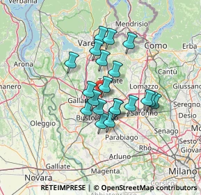 Mappa Via Galilei Galileo, 21054 Fagnano Olona VA, Italia (10.16)