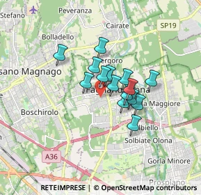Mappa Via Galilei Galileo, 21054 Fagnano Olona VA, Italia (1.092)