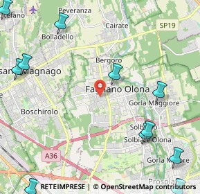 Mappa Via Galilei Galileo, 21054 Fagnano Olona VA, Italia (3.24182)