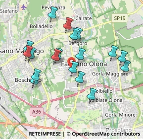Mappa Via Galilei Galileo, 21054 Fagnano Olona VA, Italia (1.83)