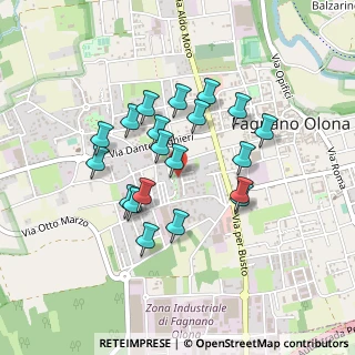 Mappa Via Galilei Galileo, 21054 Fagnano Olona VA, Italia (0.3735)