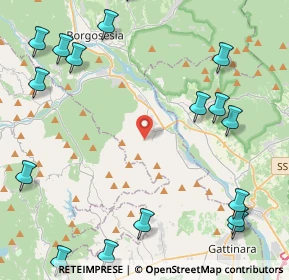 Mappa Strada Comunale di Quazzo, 13037 Serravalle Sesia VC, Italia (6.46)