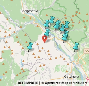 Mappa Strada Comunale di Quazzo, 13037 Serravalle Sesia VC, Italia (3.14727)