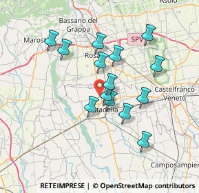 Mappa Via Postumia, 35013 Cittadella PD, Italia (6.09071)