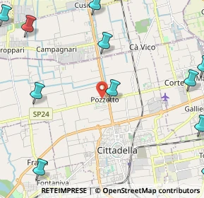 Mappa Via Postumia, 35013 Cittadella PD, Italia (3.41154)