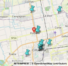 Mappa Via Postumia, 35013 Cittadella PD, Italia (1.93833)