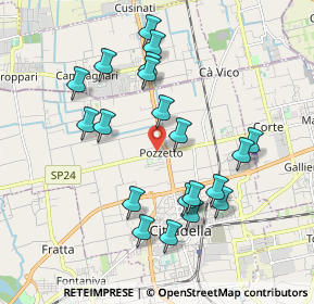 Mappa Via Postumia, 35013 Cittadella PD, Italia (1.877)