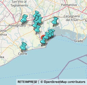 Mappa Via Casa Bianca, 33054 Lignano Sabbiadoro UD, Italia (11.028)