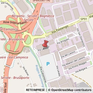 Mappa Via Levata, 34, 24068 Seriate, Bergamo (Lombardia)