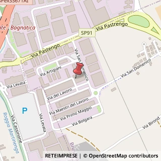 Mappa Via del Lavoro, 8, 24060 Brusaporto, Bergamo (Lombardia)