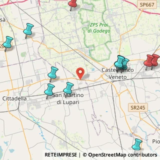 Mappa Via Castellana, 35018 Castelfranco Veneto TV, Italia (5.70615)