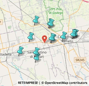 Mappa 35018 Castelfranco Veneto TV, Italia (3.33385)