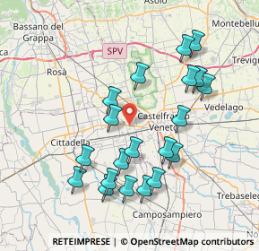 Mappa 35018 Castelfranco Veneto TV, Italia (7.515)