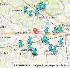 Mappa 35018 Castelfranco Veneto TV, Italia (2.2305)