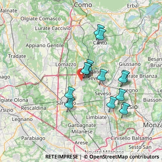Mappa 20020 Misinto MB, Italia (6.5)