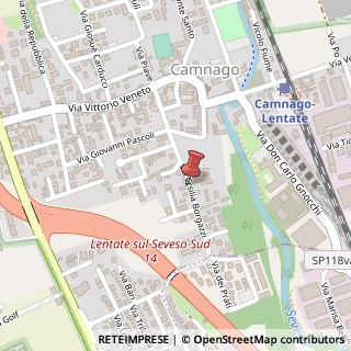 Mappa Via E. Borgazzi, 34, 20823 Lentate sul Seveso, Monza e Brianza (Lombardia)