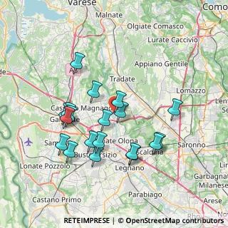 Mappa Via Madonnina, 21050 Gorla Maggiore VA, Italia (7.01474)