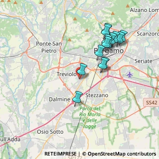 Mappa SP 151, 24040 Lallio BG, Italia (3.805)