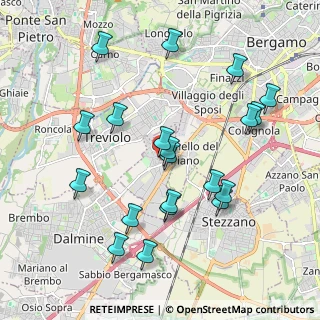 Mappa SP 151, 24040 Lallio BG, Italia (2.0395)