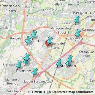 Mappa SP 151, 24040 Lallio BG, Italia (2.32167)