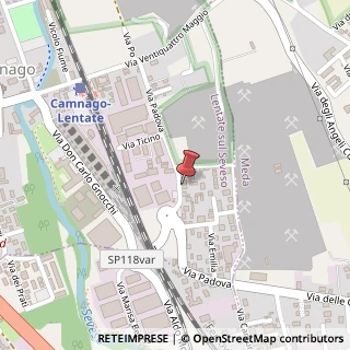 Mappa Via Padova, 35, 20823 Lentate sul Seveso, Monza e Brianza (Lombardia)