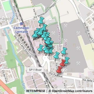 Mappa Via Padova, 20823 Lentate sul Seveso MB, Italia (0.12143)
