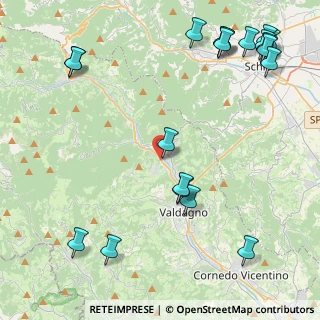 Mappa Via Cesare Battisti, 36078 Valdagno VI, Italia (5.954)