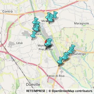 Mappa Via Palladio, 36030 Montecchio Precalcino VI, Italia (1.646)