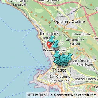 Mappa Salita di Gretta, 34136 Trieste TS, Italia (1.49)