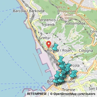 Mappa Salita di Gretta, 34136 Trieste TS, Italia (1.4165)