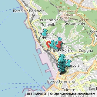 Mappa Salita di Gretta, 34136 Trieste TS, Italia (0.8795)
