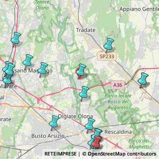 Mappa Via Alessandro Manzoni, 21050 Gorla Maggiore VA, Italia (6.3845)