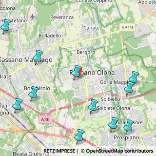 Mappa Via Luigi Galvani, 21054 Fagnano Olona VA, Italia (3.04455)