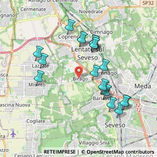 Mappa Via Luigi Cadorna, 20823 Lentate sul Seveso MB, Italia (1.9775)