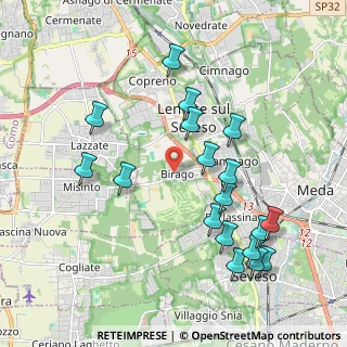 Mappa Via Luigi Cadorna, 20823 Lentate sul Seveso MB, Italia (2.10944)