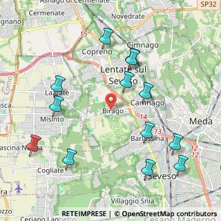 Mappa Via Luigi Cadorna, 20823 Lentate sul Seveso MB, Italia (2.32846)