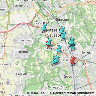 Mappa Via Luigi Cadorna, 20823 Lentate sul Seveso MB, Italia (1.57)