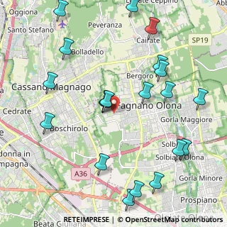 Mappa Via S. Francesco D'Assisi, 21054 Fagnano Olona VA, Italia (2.4725)
