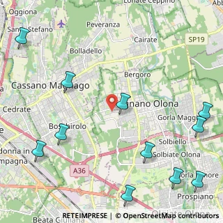 Mappa Via S. Francesco D'Assisi, 21054 Fagnano Olona VA, Italia (3.06)