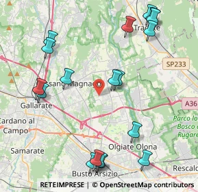 Mappa Via S. Francesco D'Assisi, 21054 Fagnano Olona VA, Italia (5.03556)