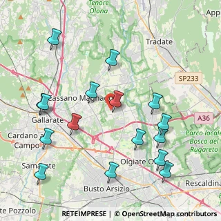 Mappa Via S. Francesco D'Assisi, 21054 Fagnano Olona VA, Italia (4.66375)
