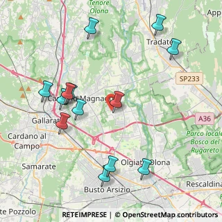 Mappa Via S. Francesco D'Assisi, 21054 Fagnano Olona VA, Italia (4.54846)