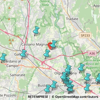Mappa Via S. Francesco D'Assisi, 21054 Fagnano Olona VA, Italia (6.577)