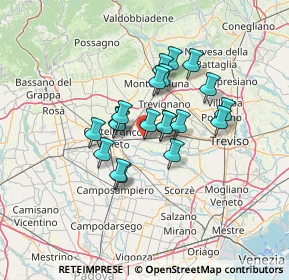 Mappa Piazza 24 Maggio, 31050 Vedelago TV, Italia (9.827)