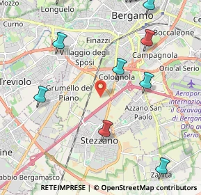Mappa 24044 Bergamo BG, Italia (2.85583)