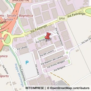 Mappa Via Artigiani, 11, 24060 Brusaporto, Bergamo (Lombardia)